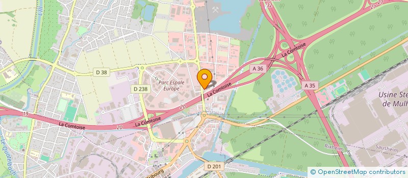 localisation de l'entreprise NL BTP MULTISERVICE à SAUSHEIM