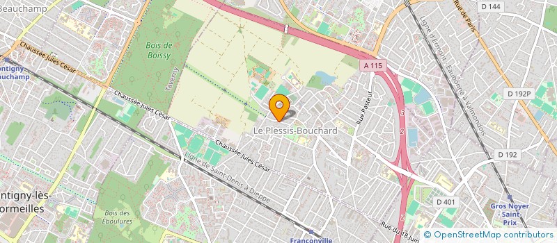 localisation de l'entreprise NL CHR CONSEIL  LE PLESSIS-BOUCHARD