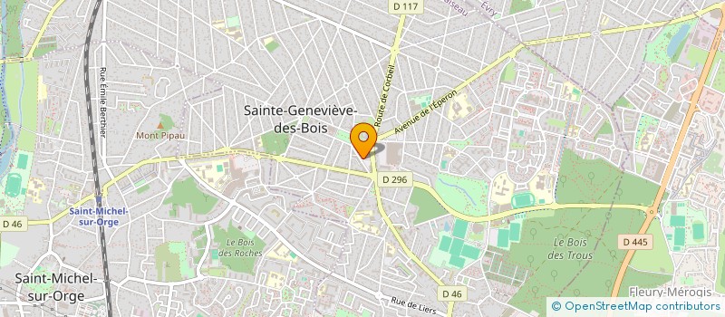 localisation de l'entreprise NL COIFFURE-NOUVELLE LIGNE DE COIFFURE à SAINTE-GENEVIEVE-DES-BOIS