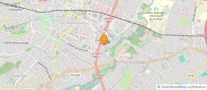localisation de l'entreprise NL CONCEPT à COLOMIERS