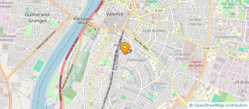 localisation de l'entreprise NL CONSEIL à VALENCE