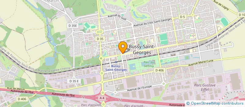 localisation de l'entreprise NL CONSULTING à BUSSY-SAINT-GEORGES