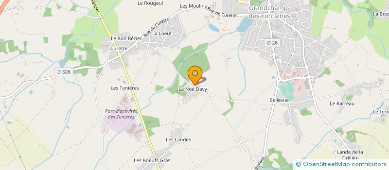 localisation de l'entreprise NL ELECTRICITE GENERALE  GRANDCHAMP-DES-FONTAINES