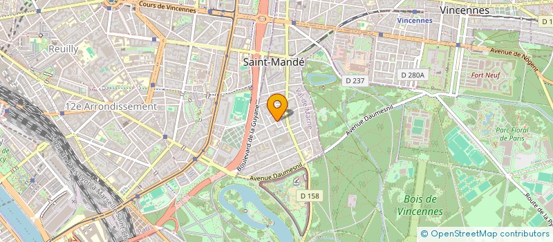 localisation de l'entreprise NL EVENTS à SAINT-MANDE