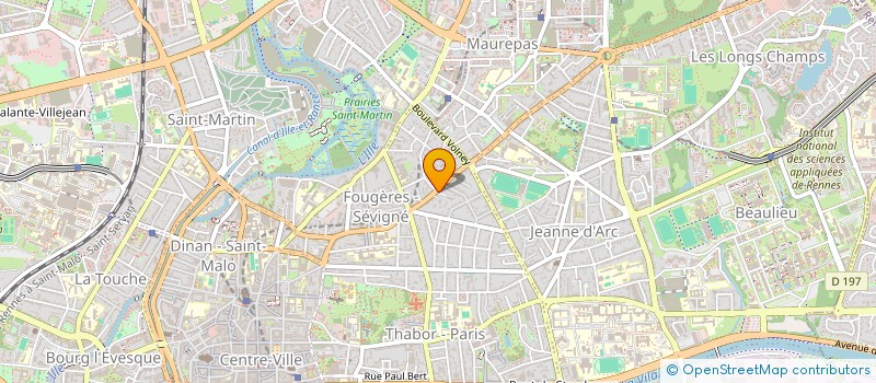 localisation de l'entreprise NL FACILITY INFORMATIQUE à RENNES