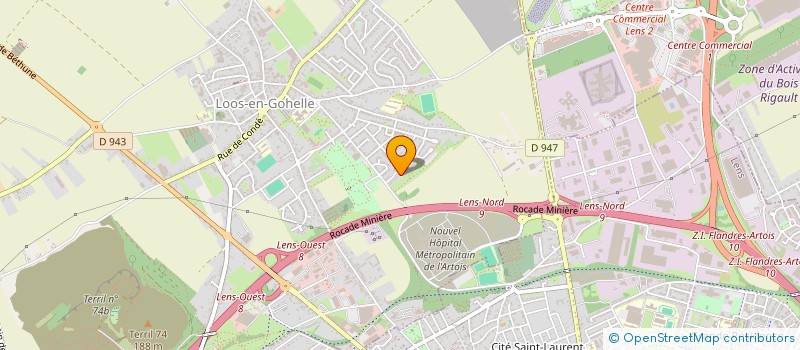 localisation de l'entreprise NL IMMO  LOOS-EN-GOHELLE