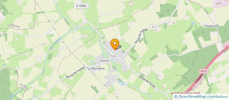 localisation de l'entreprise NL IMMO  FAY