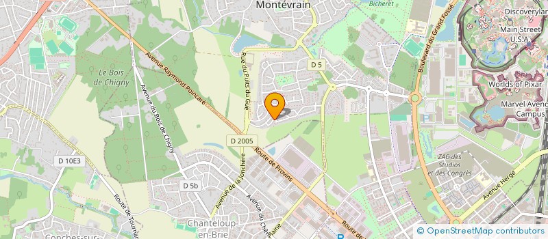 localisation de l'entreprise NL INC  MONTEVRAIN