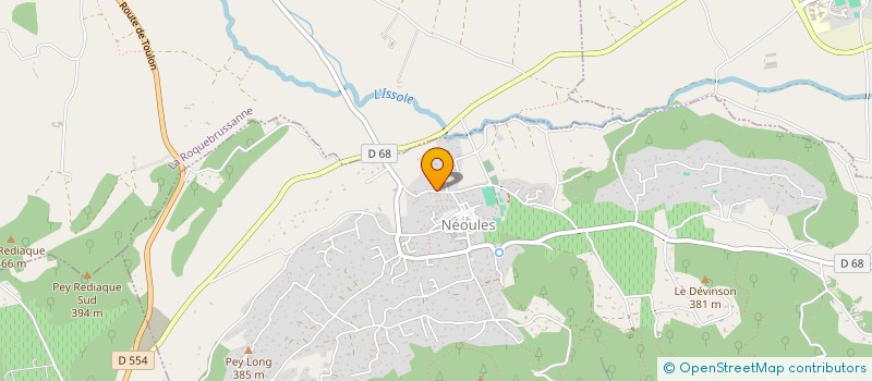 localisation de l'entreprise NL LACOUTURE  NEOULES