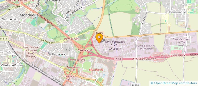 localisation de l'entreprise NL MANAGERS  MONDEVILLE