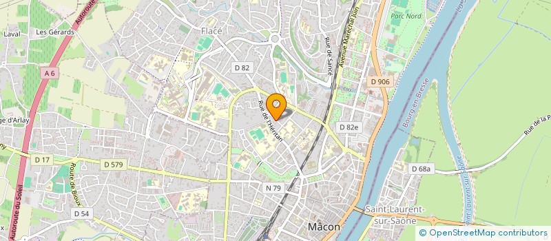 localisation de l'entreprise NL PRESTATIONS à MACON