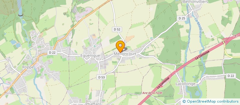 localisation de l'entreprise NL PRO VOTRE ASSISTANTE ADMINISTRATIVE  MENONCOURT