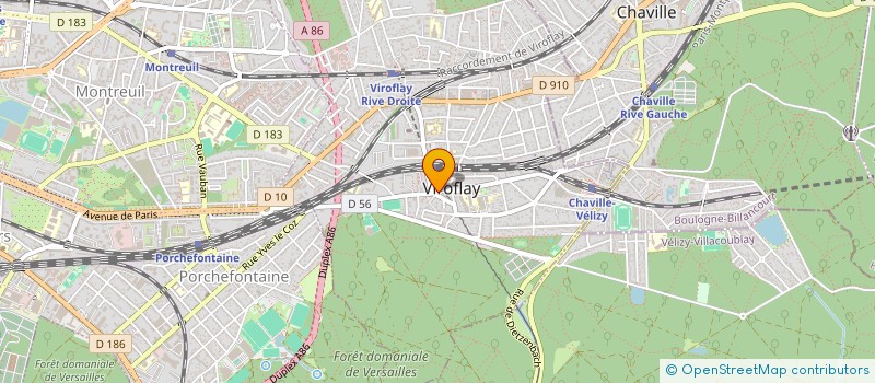 localisation de l'entreprise NL PROD MUSIC EVENTS  VIROFLAY