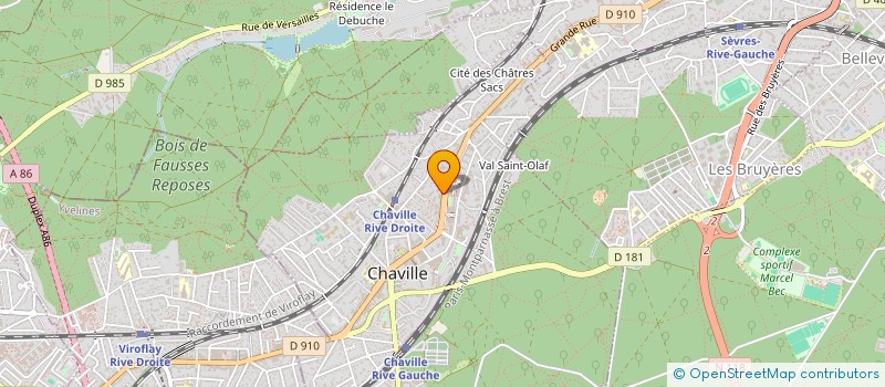 localisation de l'entreprise NL PRODUCTIONS à CHAVILLE