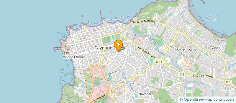 localisation de l'entreprise NL PRODUCTIONS  CAYENNE