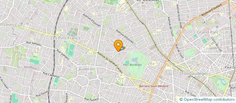 localisation de l'entreprise NL RAVEZIES  BORDEAUX