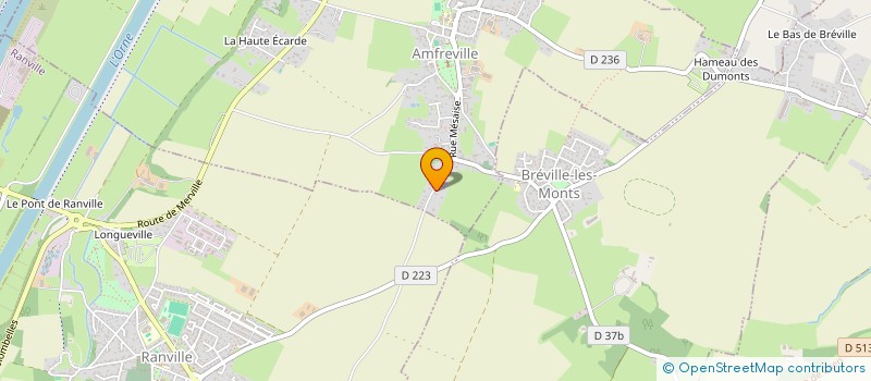 localisation de l'entreprise NL RENOV'  AMFREVILLE