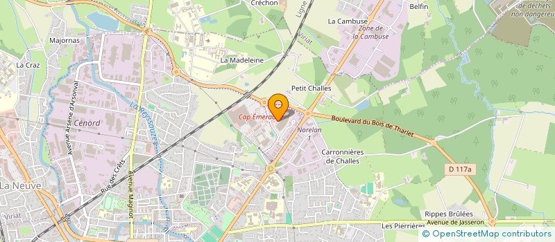 localisation de l'entreprise NL SPORTS à BOURG-EN-BRESSE
