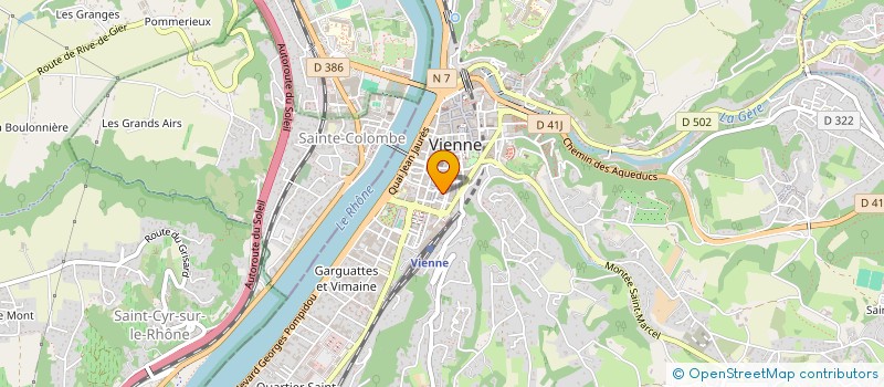 localisation de l'entreprise NL VIENNE VISION à VIENNE
