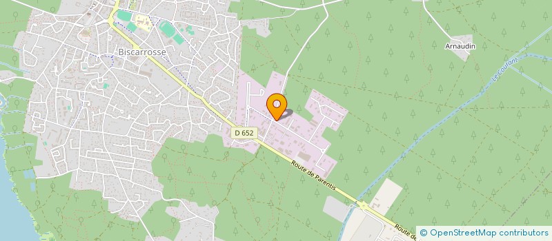 localisation de l'entreprise NL40  BISCARROSSE