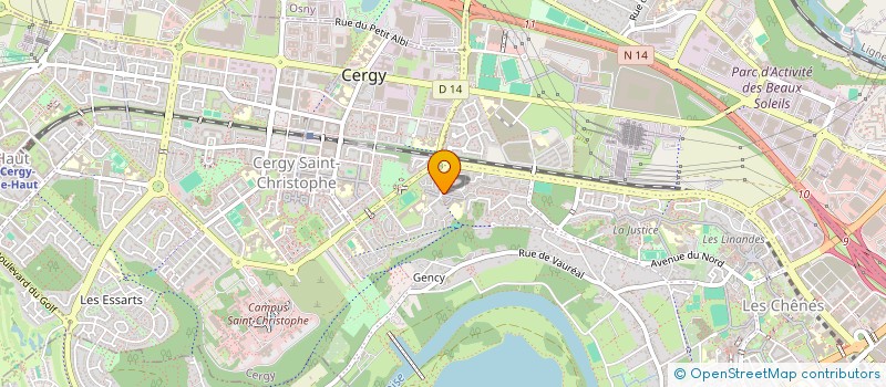 localisation de l'entreprise NLA DISTRIBUTION  CERGY