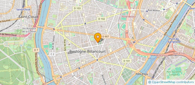 localisation de l'entreprise NLA INVESTMENT à BOULOGNE-BILLANCOURT