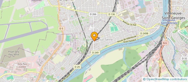 localisation de l'entreprise NLA TRANSPORTS à ABLON-SUR-SEINE