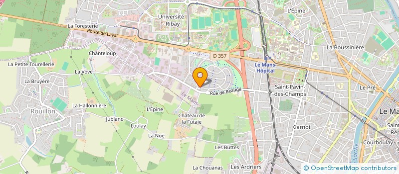 localisation de l'entreprise NLAS  LE MANS