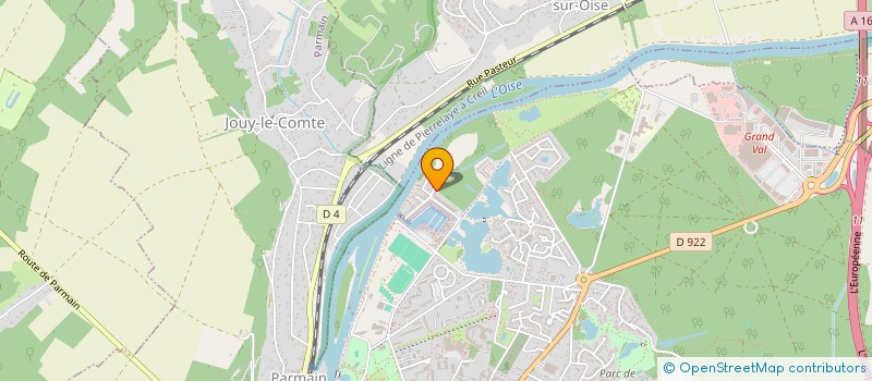 localisation de l'entreprise NLAS  L'ISLE-ADAM