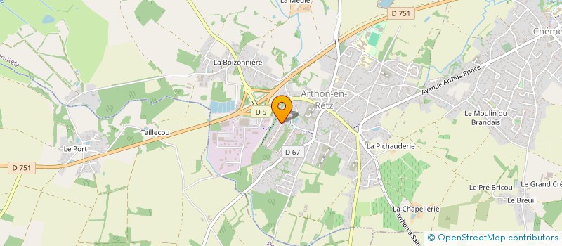 localisation de l'entreprise NLB  CHAUMES-EN-RETZ