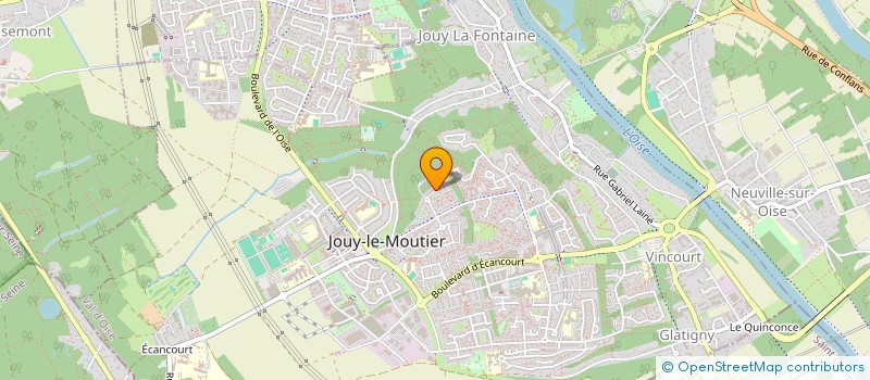 localisation de l'entreprise NLB ACADEMY à JOUY-LE-MOUTIER