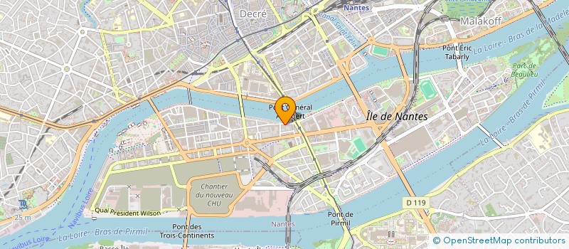 localisation de l'entreprise NLB DISTRIBUTION à NANTES