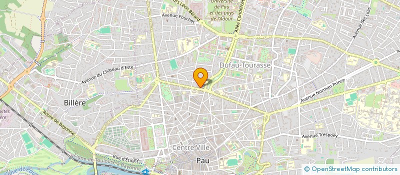 localisation de l'entreprise NLB INSTITUT & SPA à PAU