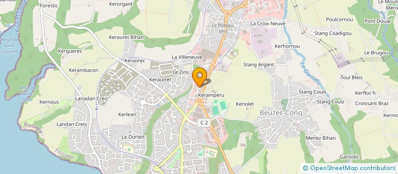 localisation de l'entreprise NLB MOBILITES  CONCARNEAU