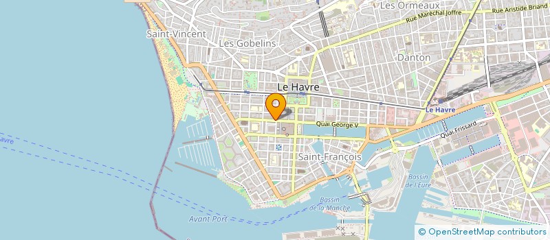 localisation de l'entreprise NLBD FLEURS à LE HAVRE