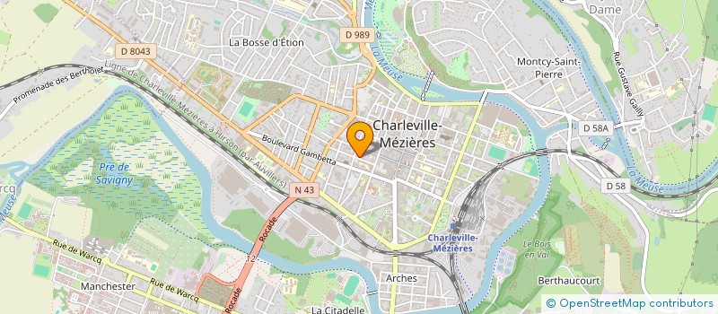 localisation de l'entreprise NLC  CHARLEVILLE-MEZIERES