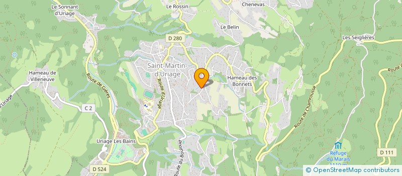 localisation de l'entreprise NLC  SAINT-MARTIN-D'URIAGE