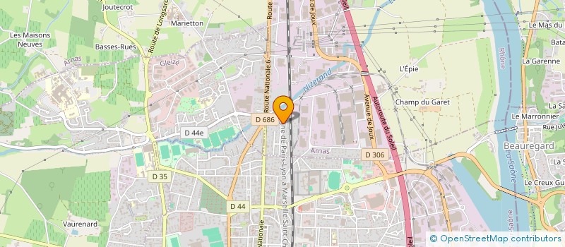 localisation de l'entreprise NLC AUTOMOBILES  ARNAS