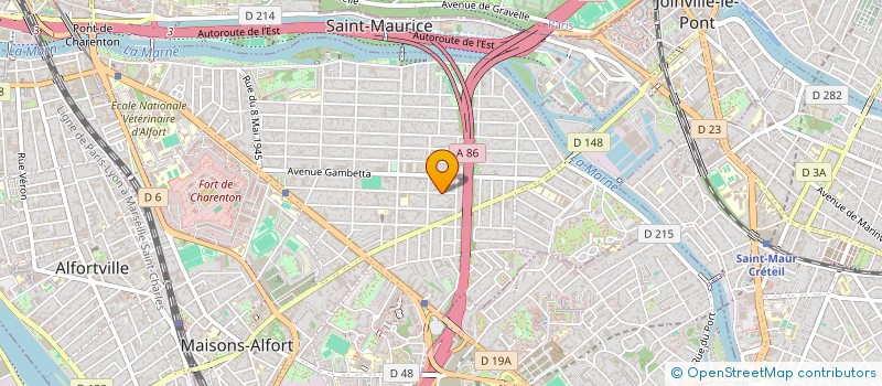 localisation de l'entreprise NLC&CO à MAISONS-ALFORT
