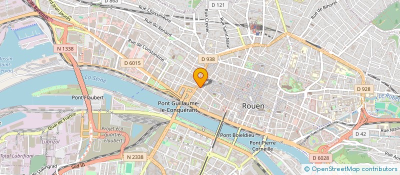 localisation de l'entreprise NLC COUTURE à ROUEN