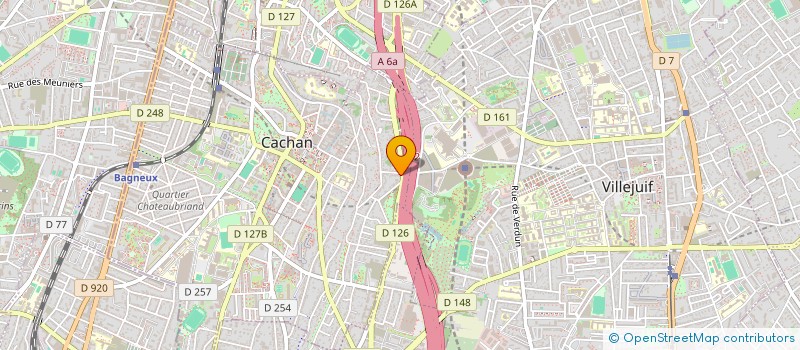 localisation de l'entreprise NLC IMMO 15  CACHAN