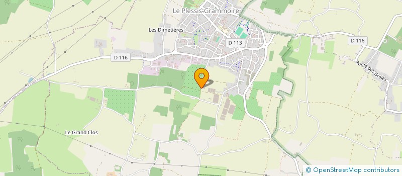 localisation de l'entreprise NLCA DURTAL  PLESSIS-GRAMMOIRE (LE)