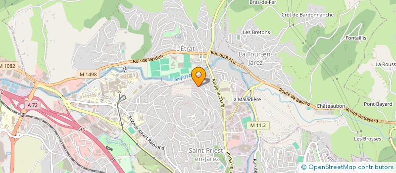 localisation de l'entreprise NLCM INVEST  SAINT-PRIEST-EN-JAREZ