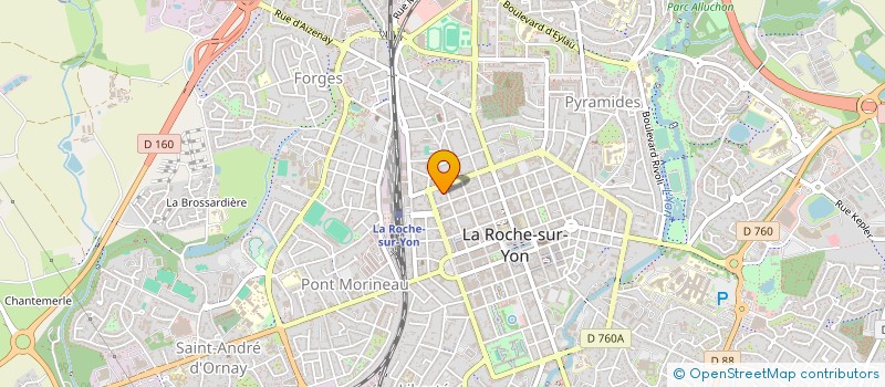 localisation de l'entreprise NLE ASSOC DEVEL RECHERC HISTOIR VENDEE à LA ROCHE-SUR-YON