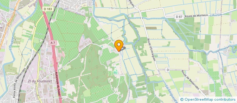 localisation de l'entreprise NLECARDIET  SORGUES