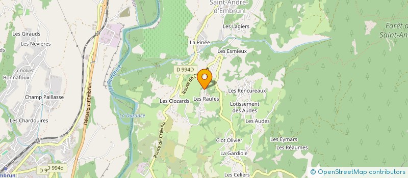 localisation de l'entreprise NLEN GESTION  SAINT-ANDRE-D'EMBRUN