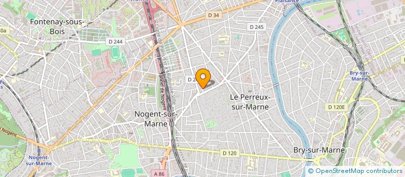 localisation de l'entreprise NLF à LE PERREUX-SUR-MARNE