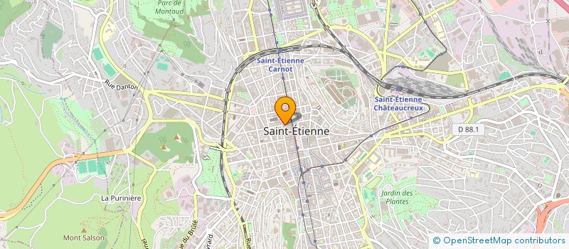 localisation de l'entreprise NLF à SAINT-ETIENNE
