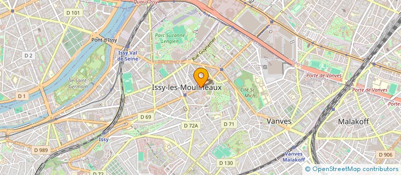 localisation de l'entreprise NLF CONCEPT à ISSY-LES-MOULINEAUX