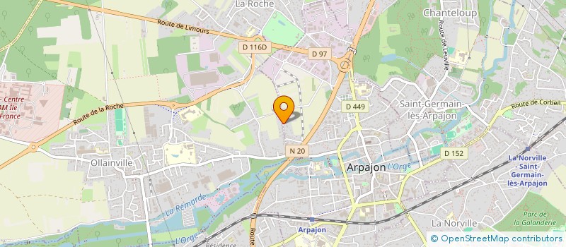 localisation de l'entreprise NLG EXPERTISE à ARPAJON
